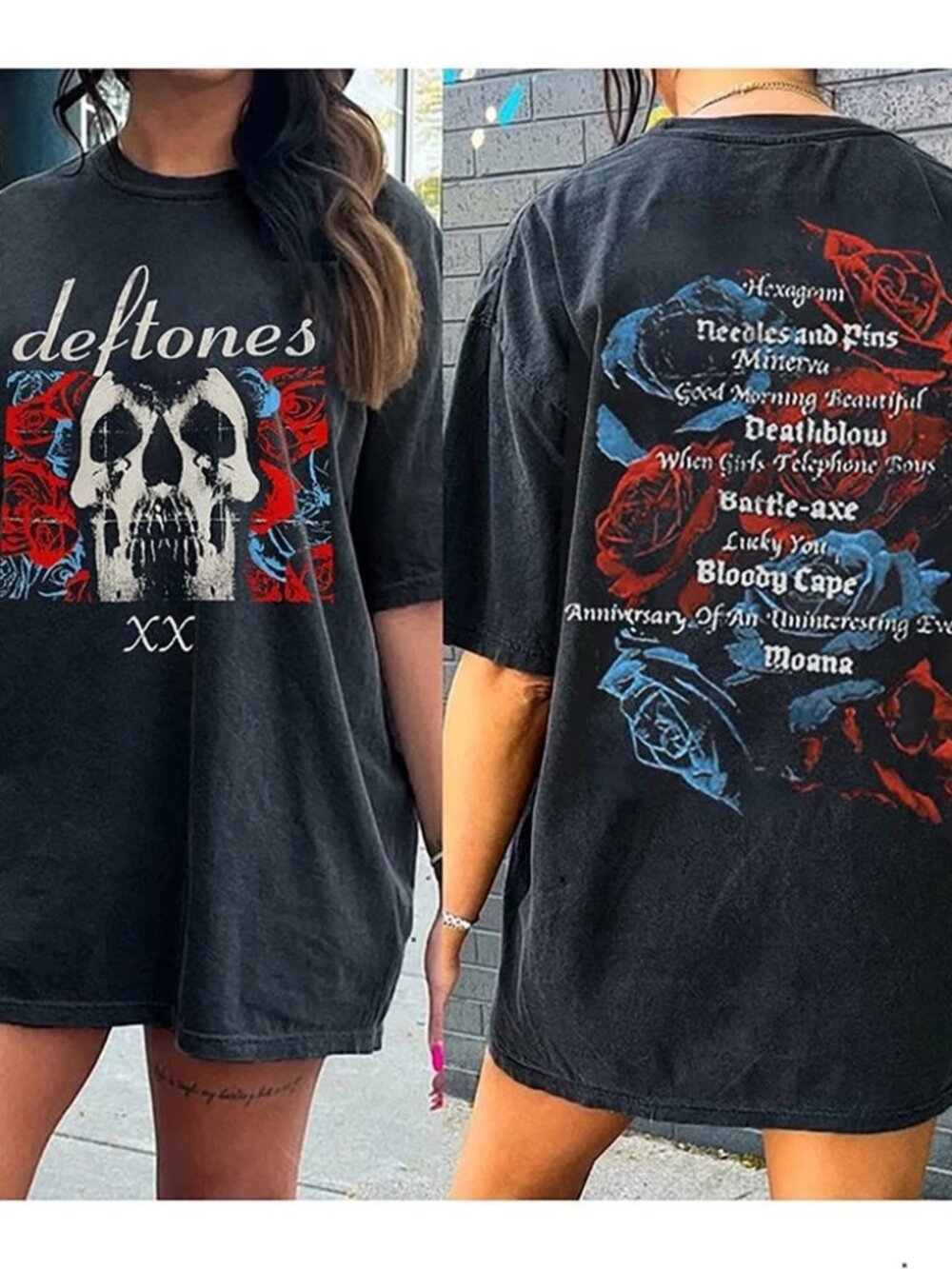 Deftones Shirt, Deftones 20th Anniversary T shirt